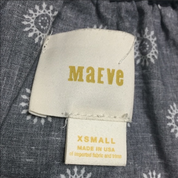 Anthropologie Maeve Sun Off the Shoulder Top XS - Picture 4 of 8